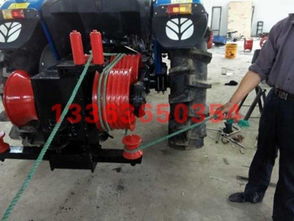 廠家直銷280拖拉機(jī)絞磨 四輪雙驅(qū)拖拉機(jī)絞磨批發(fā) 霸州市康仙莊偉業(yè)橡塑制品廠 電線桿運桿車